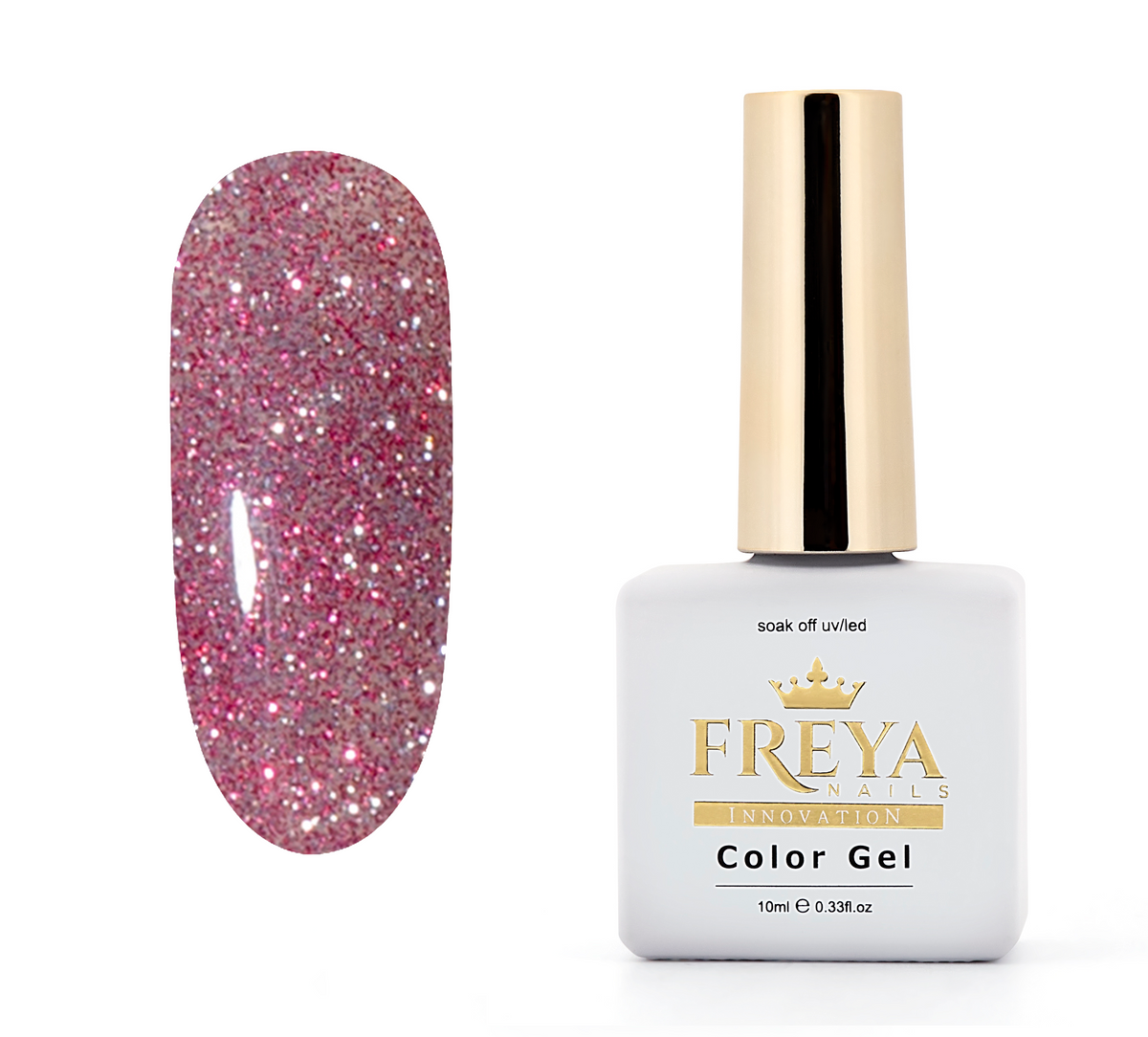 Гел лак Night Diamond 09 от FREYA Nails - бижу на ноктите | Гел лак без ТПО, професионални гел лакове, маникюр 2025, топ цена